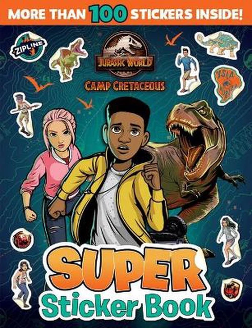 JURASSIC WORLD CAMP Cretaceous : Super Sticker Book (Universel) par ...