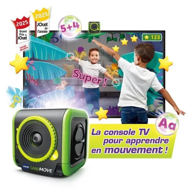 Console éducative VTech LeapMOVE – Apprends En Bougeant, 25 Jeux Inclus, Sans Manette – Pour Enfants 4-11 Ans – Version Française - 5