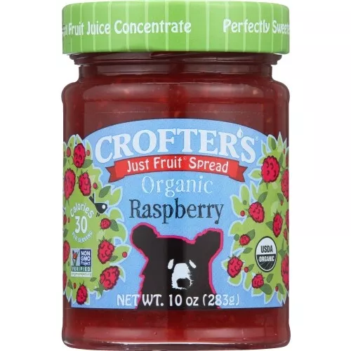 Fruit Sprd Raspbry Org 10 Oz By Crofters