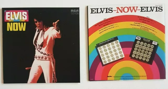 ELVIS PRESLEY : ELVIS NOW + 3 bonus ★ New Replica 1972 RCA LP #LSP-4671 on CD ★