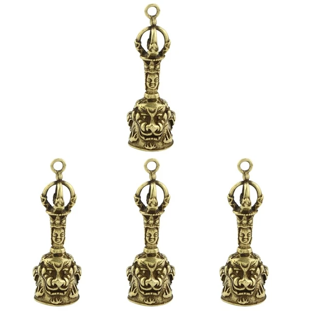 4 Count Brass Buddhist Vajra Antique Buddha Ornaments