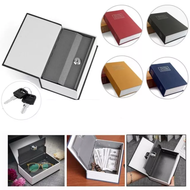With Lock Simulated Book Safe Metal Box Dictionary Hollow Book Safe Diversion