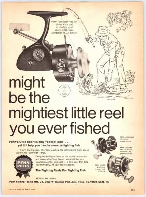 1977 Daiwa Minicast & Silvercast Reels & Regal Rod Ad on eBid United States