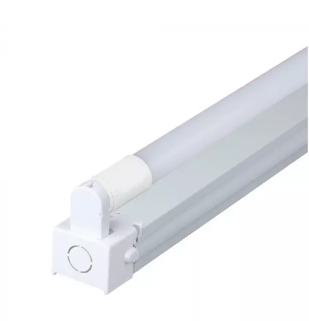 Batten Fitting Fixture T8 LED Compatible 2FT 4FT 5FT 6FT Single/Twin With Tube 2