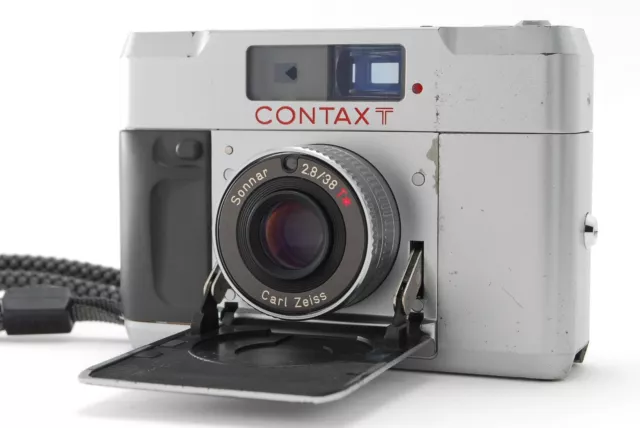 Meter Works !! *NEAR MINT* Contax T Silver 35mm Film Camera From JAPAN