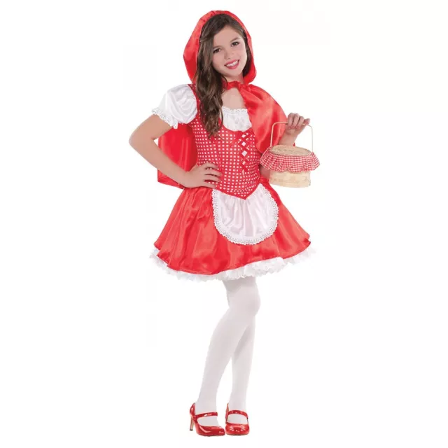 Little Red Riding Hood Costume Kids Halloween Fancy Dress