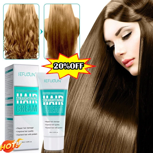 Proteína para alisar el cabello crema de seda brillo suave áspero reparación recta Reino Unido