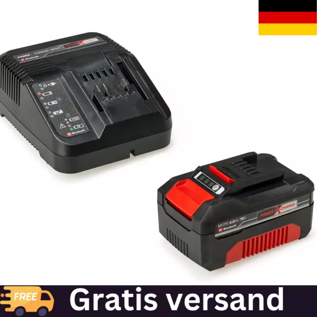 Original Einhell Starter Kit 4,0 Ah Akku und Ladegerät Power X-Change Li-Ion