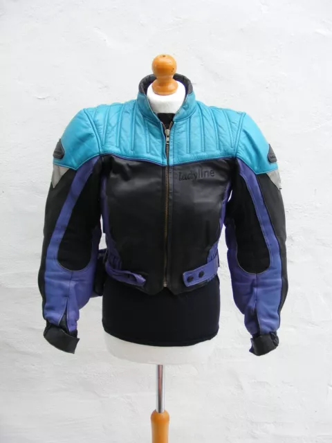 Hein Gericke Ladyline/Streetline Leather Biker Jacket With Ce Armour 38 Inch