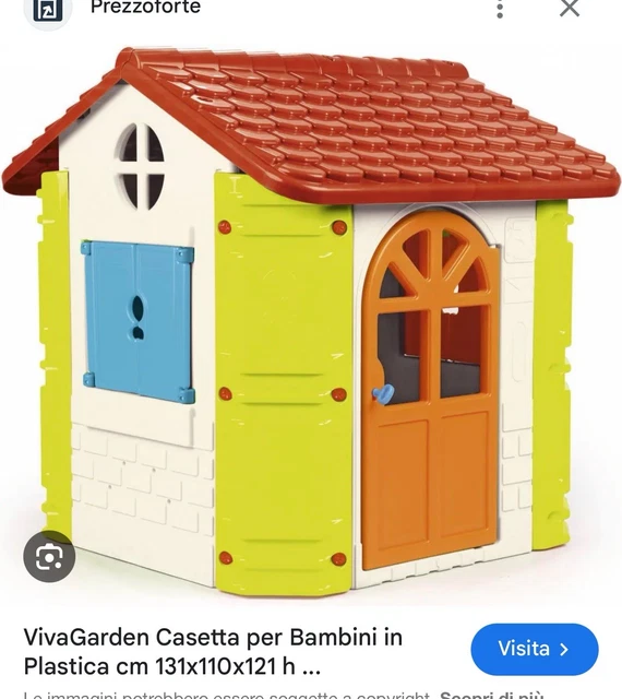 Casetta Gioco Grand Cottage XL Per Bambini - Casa In Plastica Resistente Per Interno Ed Esterno - Foto 11