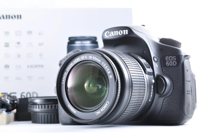 NEAR MINT] CANON EOS 60D EF-S 18-55mm f/3.5-5.6 IS Lens S/C 3,700