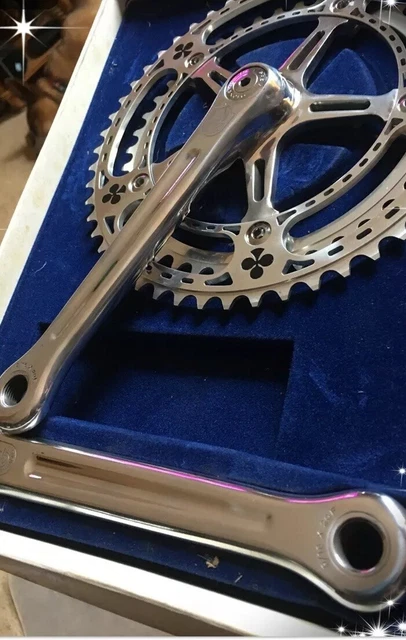 Manivelle (pédalier) Campagnolo Vintage Pour Vélo - Avec Plateau, Occasion En état Fonctionnel