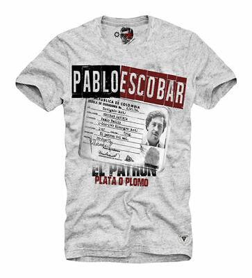 E 1 Syndicate T-shirt Pablo Escobar "el patron" SCARFACE COCAINE COCAINA Dope 2261