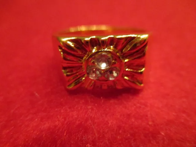 Goldener, Ring aus Nachlass, alter und Herkunft unbekannt, grösse 19