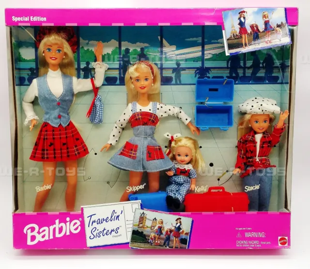 Barbie Travelin' Sisters Playset Special Edition 1995 Mattel 14073