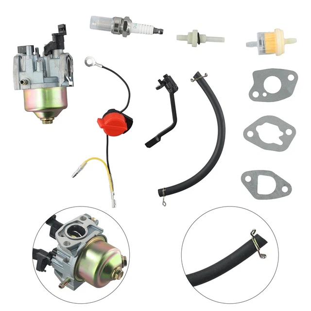 Kit Carburateur + Tuyau Pour Tondeuse RUIXING H119 26cc / Moteur 1E36F – Compatible Tronçonneuse, Débroussailleuse