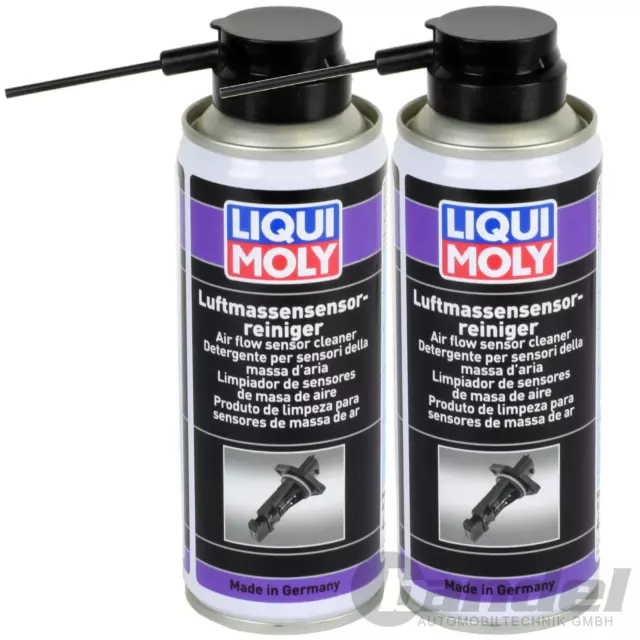 2x 200ml LIQUI MOLY Débitmètre Nettoyant Spray Luftmengenme