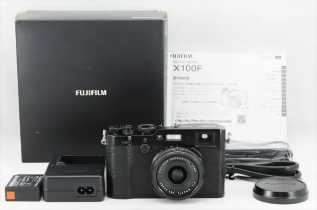 Fujifilm X100F Shutter count 24700 Near Mint in Box From Japan #2402K