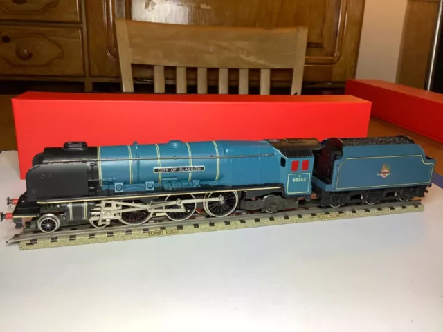 Wrenn Hornby Dublo 3 Rail W2229 BR Blue 4-6-2 Locomotive 46242 City of Glasgow
