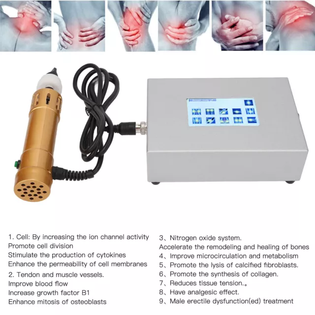 Physical Therapy Shock Wave Shockwave Therapy Machine Treatment Pain Relief ED