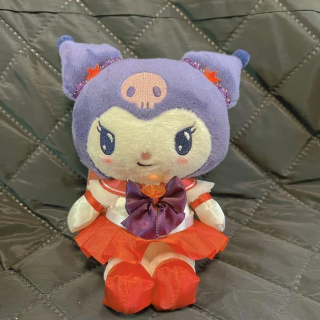 SANRIO SAILOR MOON Eternal Sanrio Kuromi Collaboration Mascot plush toy ...