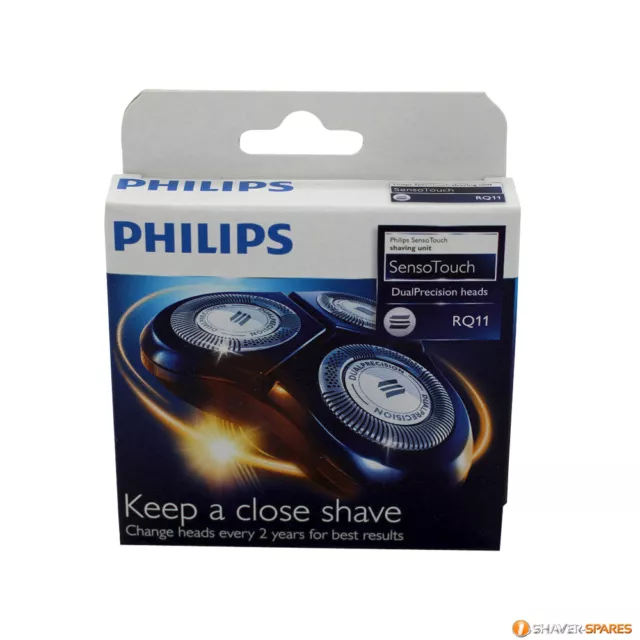 UK Original Philips RQ11/50 SensoTouch Dreifachpack rotierende Schneidköpfe