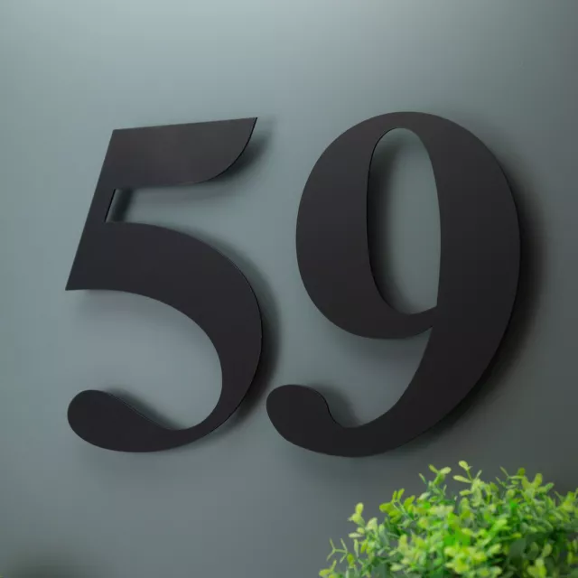 Classic House Numbers Address Signage - Multiple Sizes & Colours Available