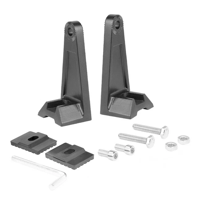 2Pcs Mounting Brackets Side Rotating LED Work Light Bar Aluminum Alloy Universal