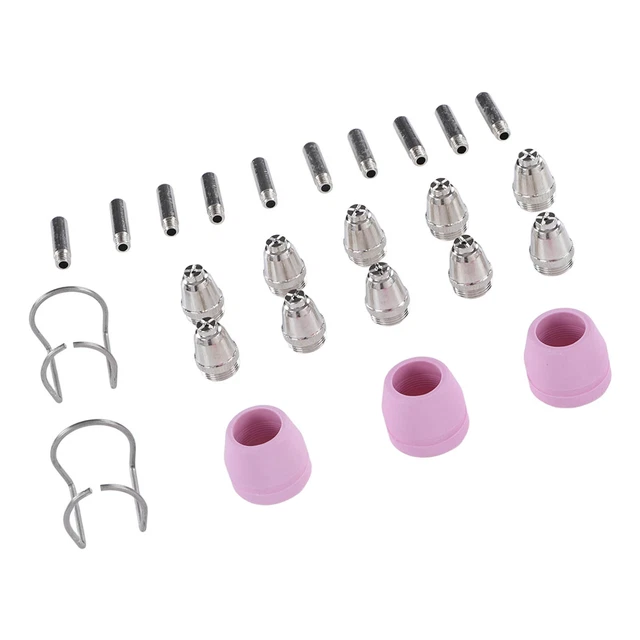 25 pz Kit Ugelli Elettrodo Taglio Torcia Materiali di Consumo per AG60 SG51❤