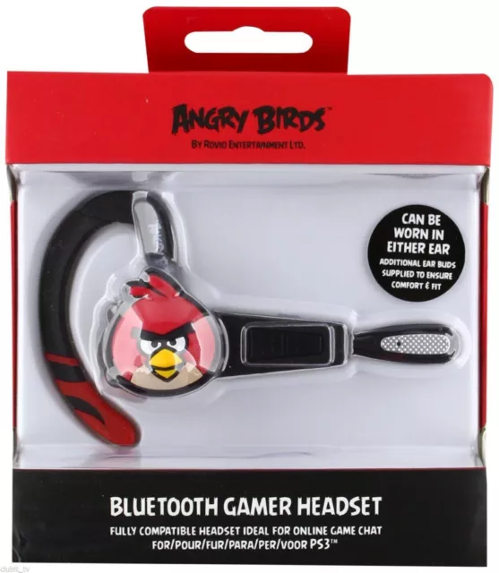 Angry Birds Bluetooth Gamer Auriculares Inalámbricos Sony PlayStation 3 PS3