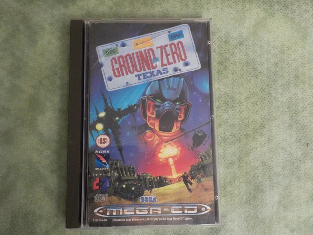 JEU Ground Zero Texas Sega Mega CD Pal FR COMPLET