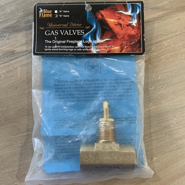 Blue Flame BFS.910 Fireplace Firepits Gas Valve S Straight Valve New