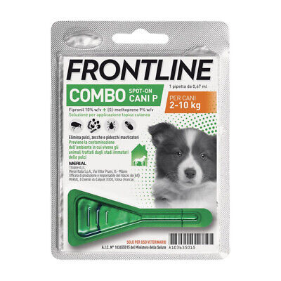 Frontline Combo Spot-On Cani Piccoli 2 - 10 kg Antiparassitario Pulci Zecche