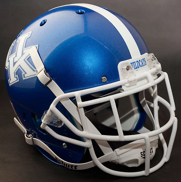 *CUSTOM* KENTUCKY WILDCATS NCAA Schutt XP Authentic GAMEDAY Football Helmet