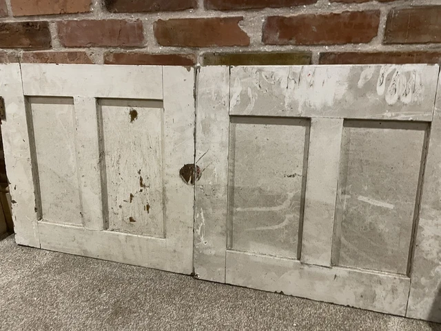 Reclaimed Painted Pine Cupboard Doors. Free Postage