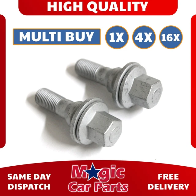 Bimecc Alloy Wheel Bolts – M14x1.5 X 5 Radius, 27mm Thread – Fits VW T5/T6/T28/T30