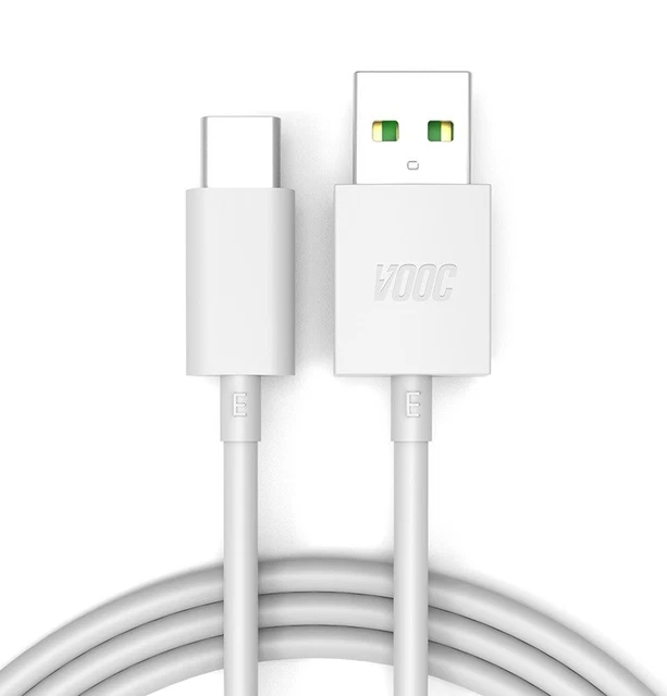 Original USB Type-C Adapter Cable Fast Charging VOOC Cord For Realme X2 Pro XT e