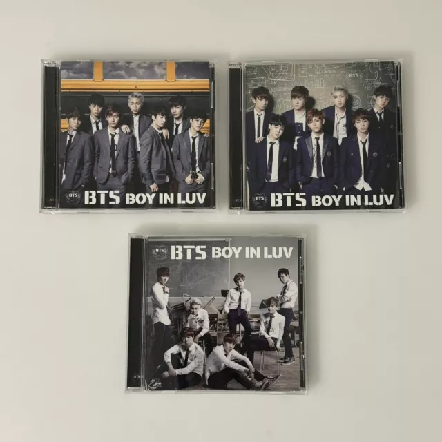 BTS Boy in Luv Album Set (Limited Edition Type A, B, Regular) CD+DVD