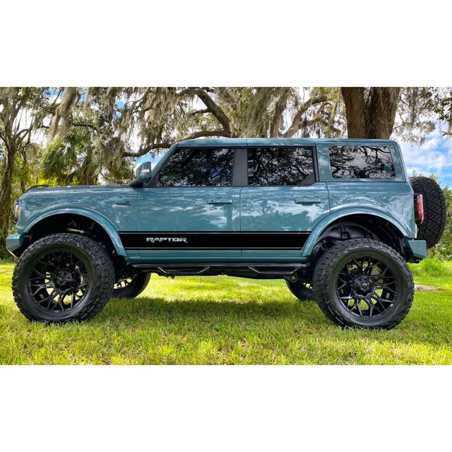 FORD BRONCO 20212024 RAPTOR LOGO Vinyl Side Decals 4DR Off Road
