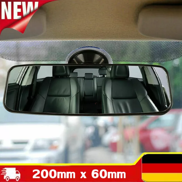 Innenspiegel Panorama Auto KFZ PKW Weitwinkel Rückspiegel Universal 245mm x  58mm