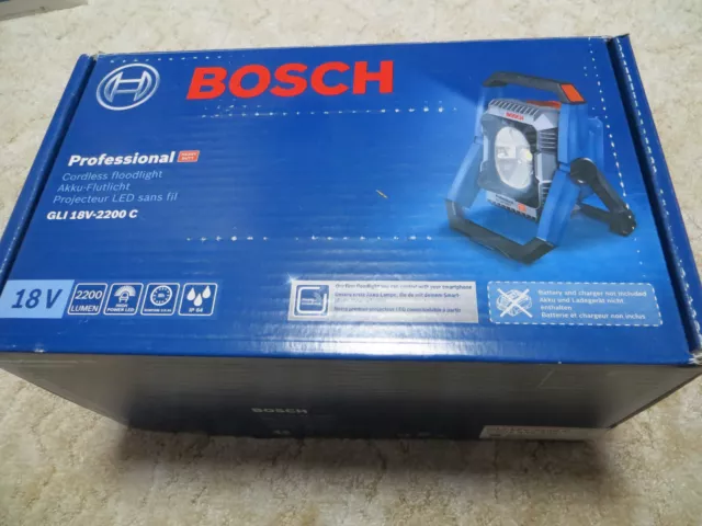 BOSCH Akku-Lampe GLI 18V-2200 C | ohne Akku ohne Ladegerät