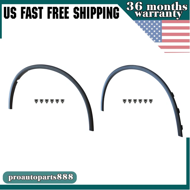 LEFT & RIGHT Wheel Front Fender Flares Trim Molding For Dodge Durango