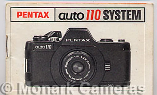 Pentax 110 Camera, Winder & 130P Flash Instruction Book, More Manuals Listed