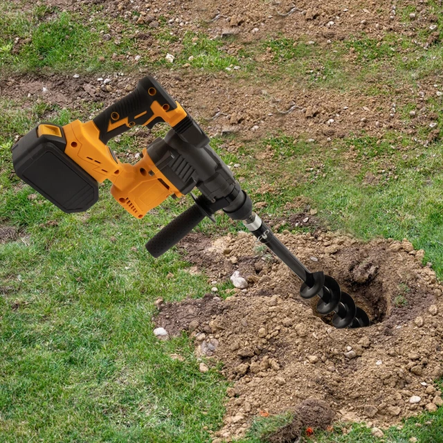SEESII Cordless Rotary Hammer Drill - 2.3J SDS-Plus 3-in-1 With 2x5.0Ah Batteries | Brushless Motor For Concrete