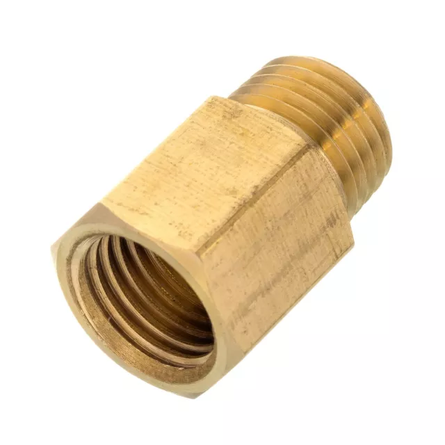 1/4" NPT Male To 1/4" NPT Female Pipe Reducer Hex Thread Adapter Thread Valve