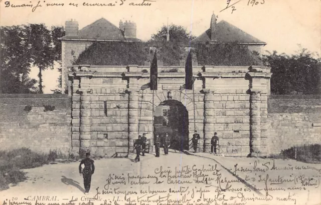 Carte Postale Ancienne Dept 59 Nord - Cambrai la Citadelle