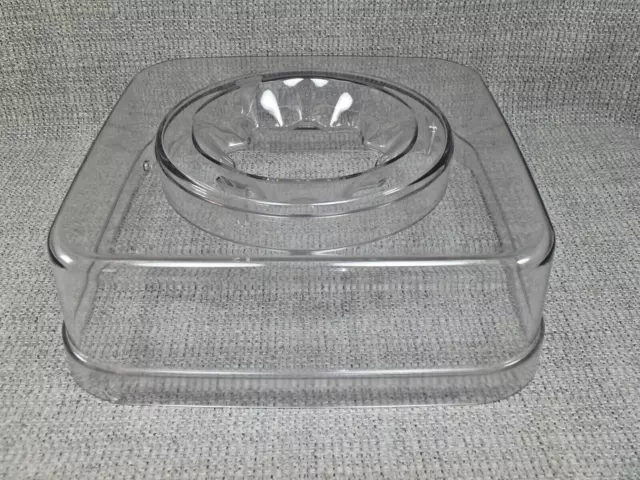 CUISINART Frozen Yogurt Ice Cream Maker Parts ICE-30BC Replacement Clear Lid