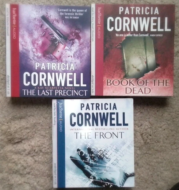 Three Patricia Cornwell audio books