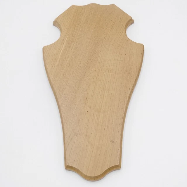 Ciervo Escudo de Trofeo Romo En Roble Claro Altura 48CM Hirschschild