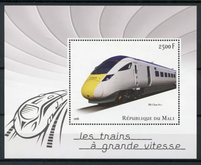 Mali 2016 MNH High-Speed Trains BR Class 800 1v S/S Rail Railways Stamps